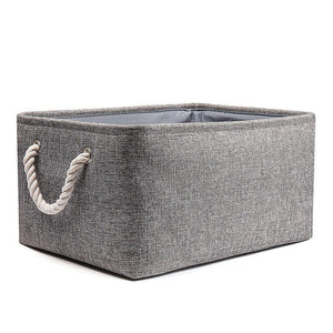 grey-storage-basket-with-leather-handle