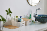 Load image into Gallery viewer, 6pcs Storage Boxes with Bamboo Lid, Imitation Rattan Plastic Storage Basket
